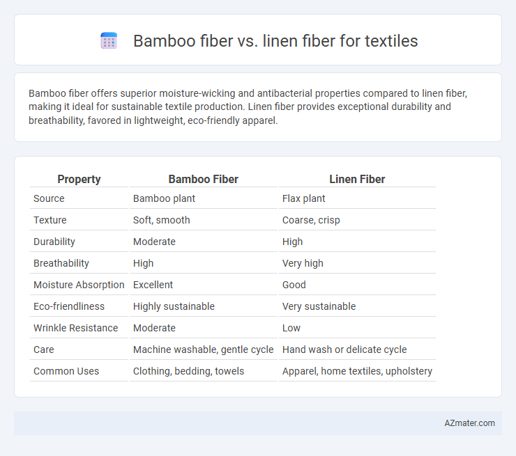 Bamboo fiber vs. linen fiber for textiles - What is The Difference?