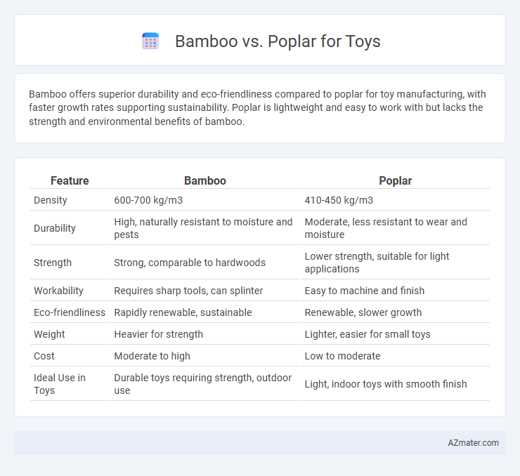 Bamboo vs. Poplar for Toys - What is The Difference?