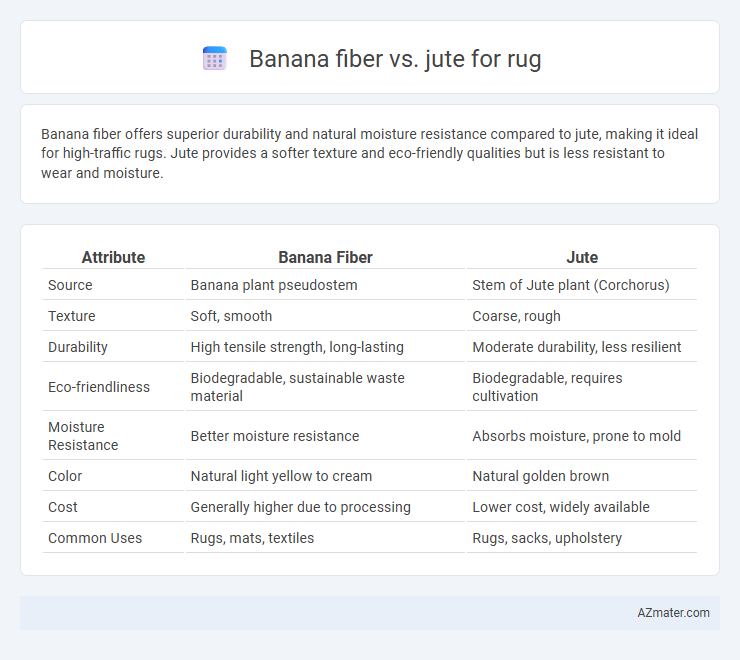 Banana fiber vs. jute for rug - What is The Difference?