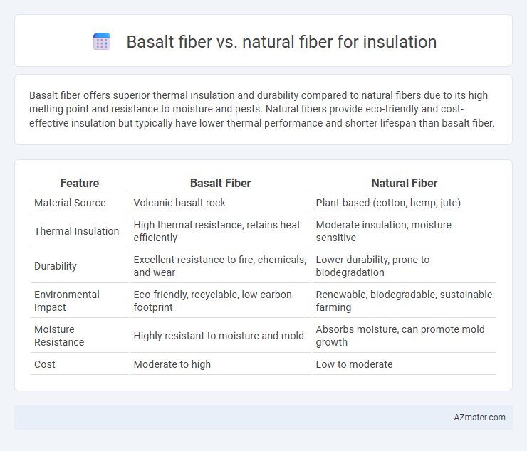 Basalt fiber vs. natural fiber for insulation - What is The Difference?