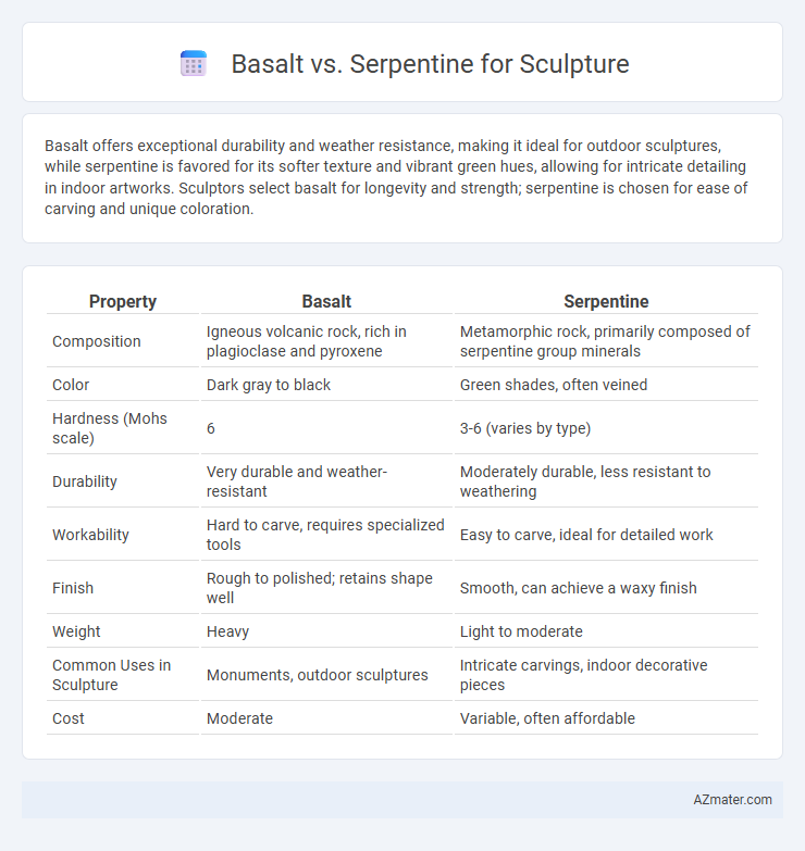 Basalt vs. Serpentine for Sculpture - What is The Difference?