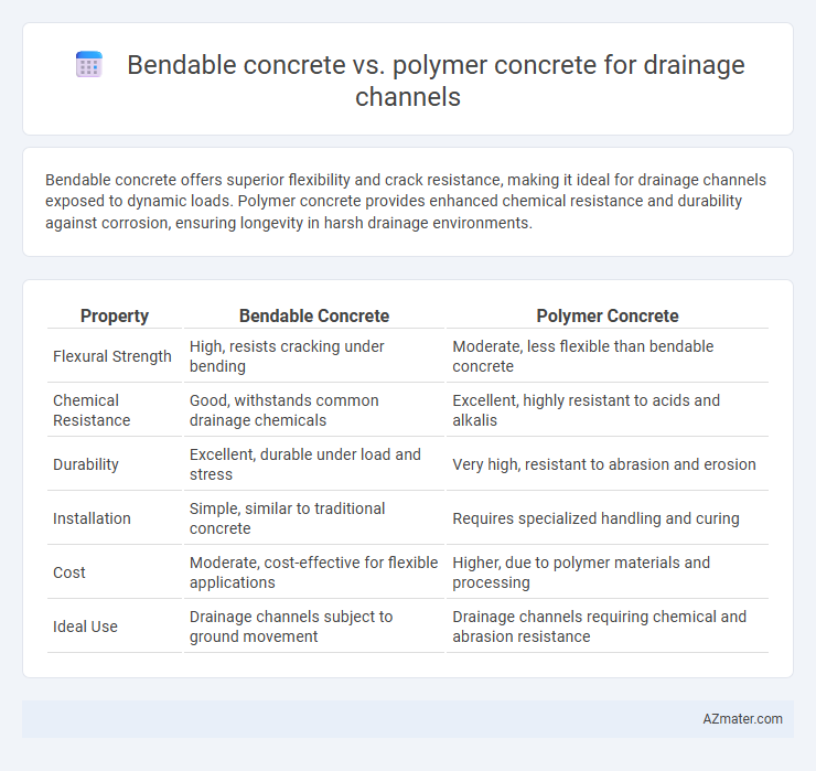 Bendable concrete vs. polymer concrete for drainage channels - What is The Difference?