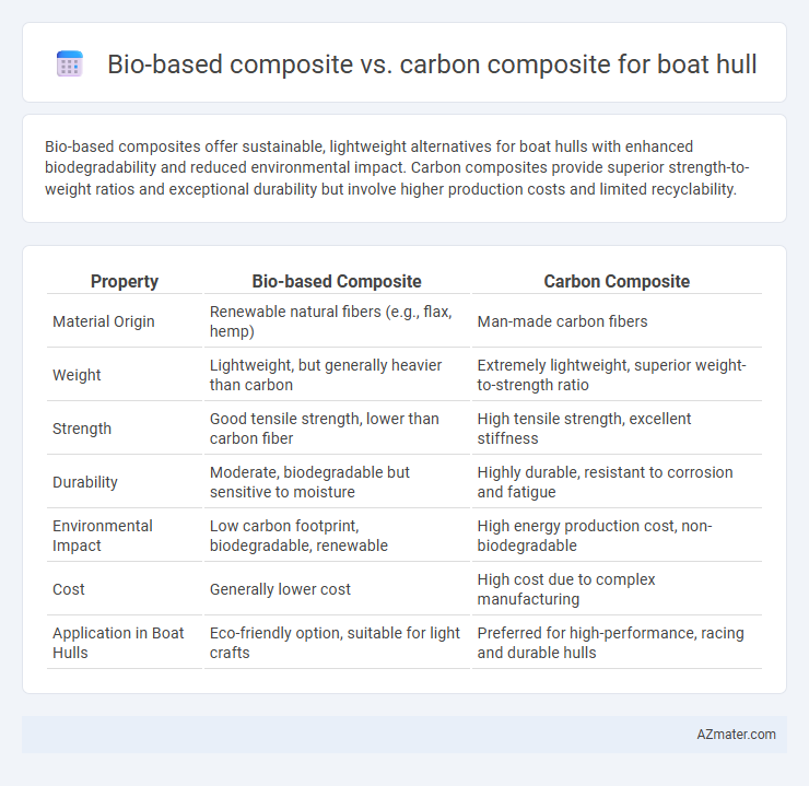 Bio-based composite vs. carbon composite for boat hull - What is The Difference?