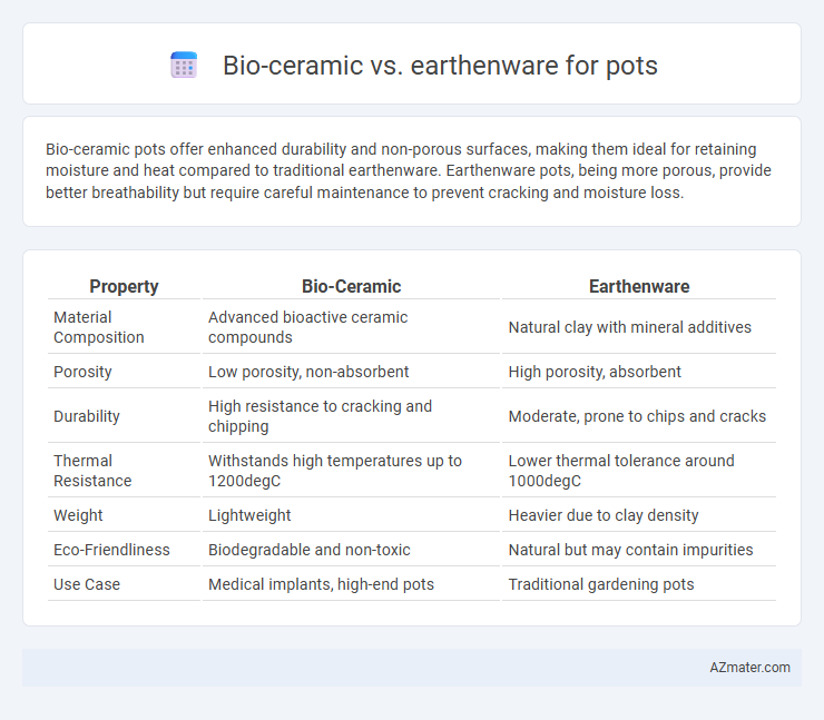 Bio-ceramic vs. earthenware for pots - What is The Difference?