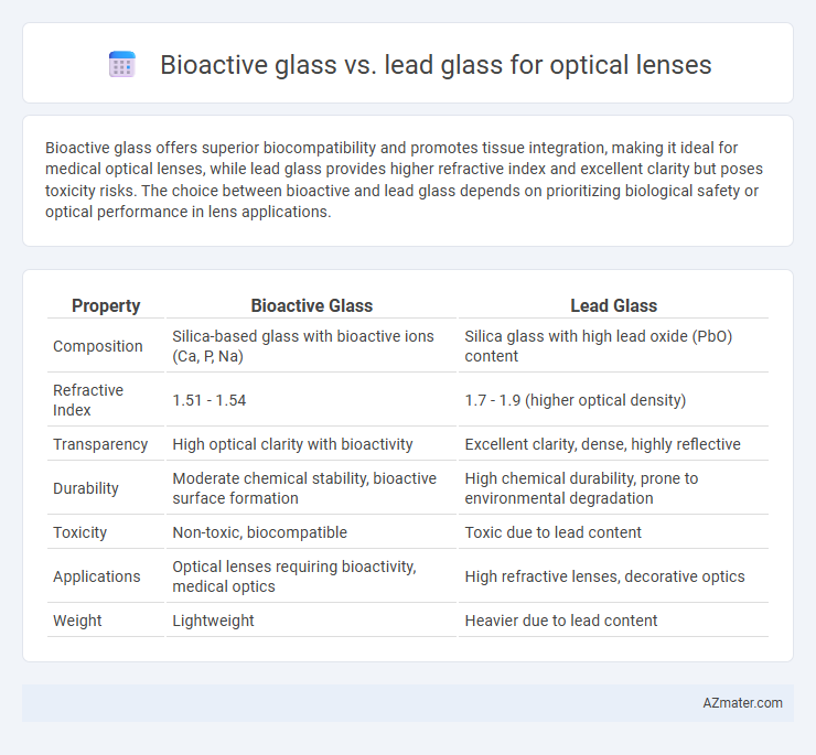 Bioactive glass vs. lead glass for optical lenses - What is The Difference?