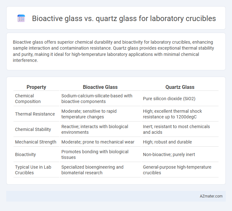 Bioactive glass vs. quartz glass for laboratory crucibles - What is The Difference?