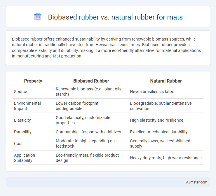 Biobased rubber vs. natural rubber for mats - What is The Difference?