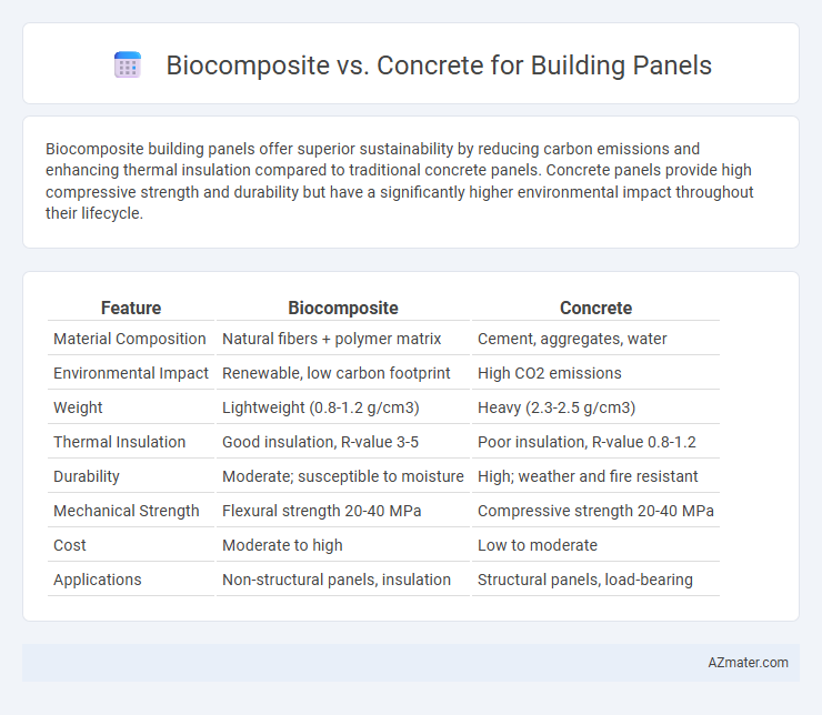 Biocomposite vs. Concrete for Building Panels - What is The Difference?