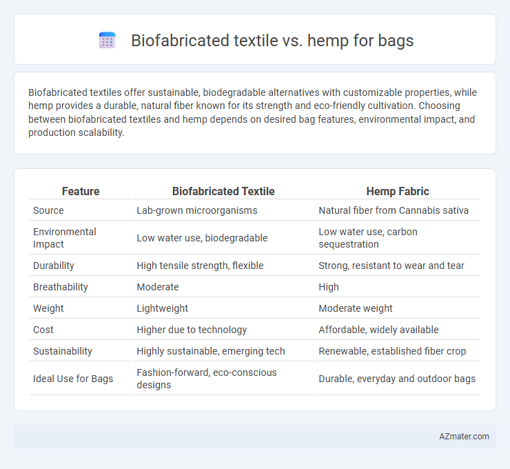 Biofabricated textile vs. hemp for bags - What is The Difference?
