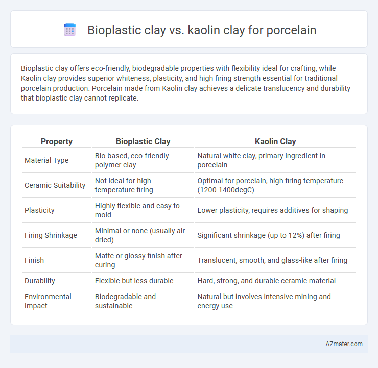 Bioplastic clay vs. kaolin clay for porcelain - What is The Difference?
