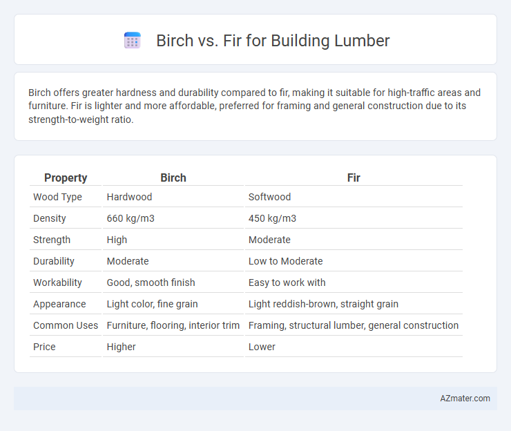 Birch vs. Fir for Building Lumber - What is The Difference?