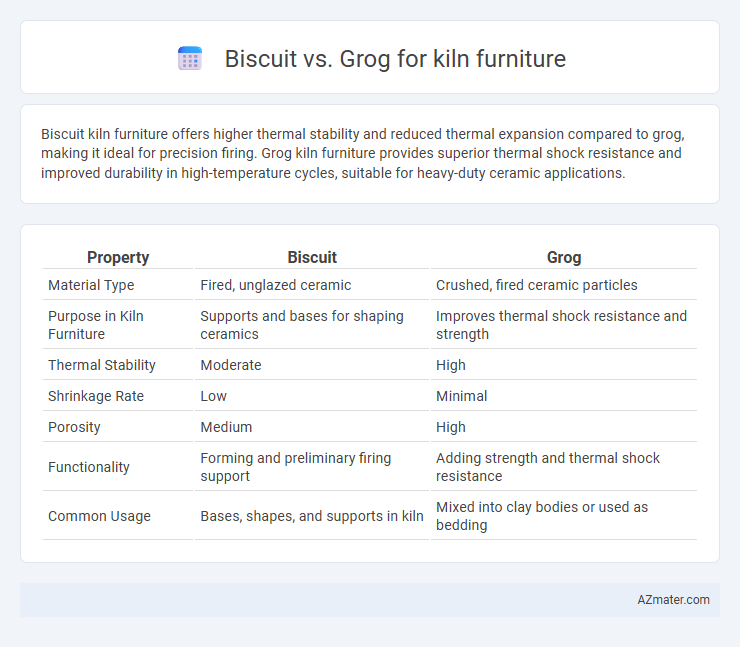 Biscuit vs. Grog for kiln furniture - What is The Difference?