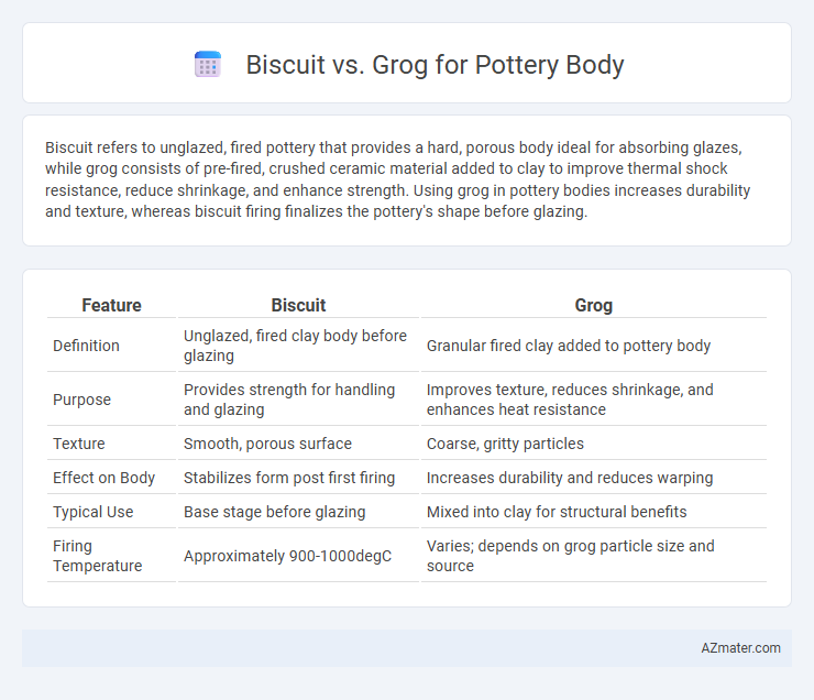 Biscuit vs. Grog for Pottery Body - What is The Difference?