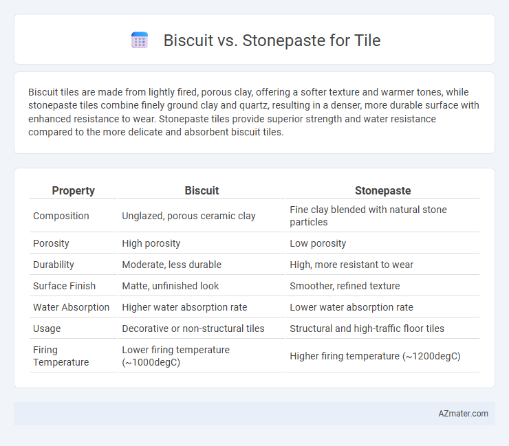 Biscuit vs. Stonepaste for Tile - What is The Difference?