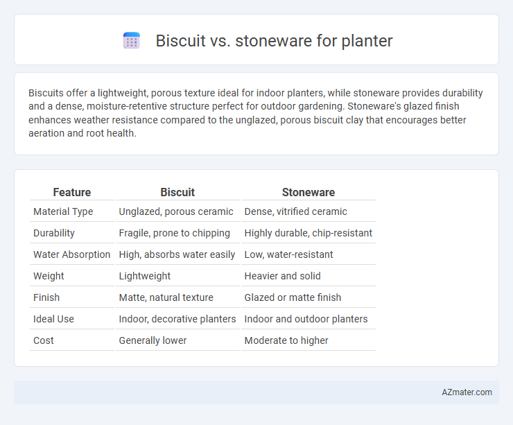 Biscuit vs. stoneware for planter - What is The Difference?