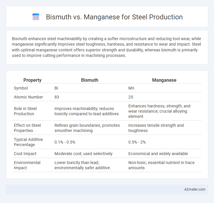 Bismuth vs. Manganese for Steel Production - What is The Difference?