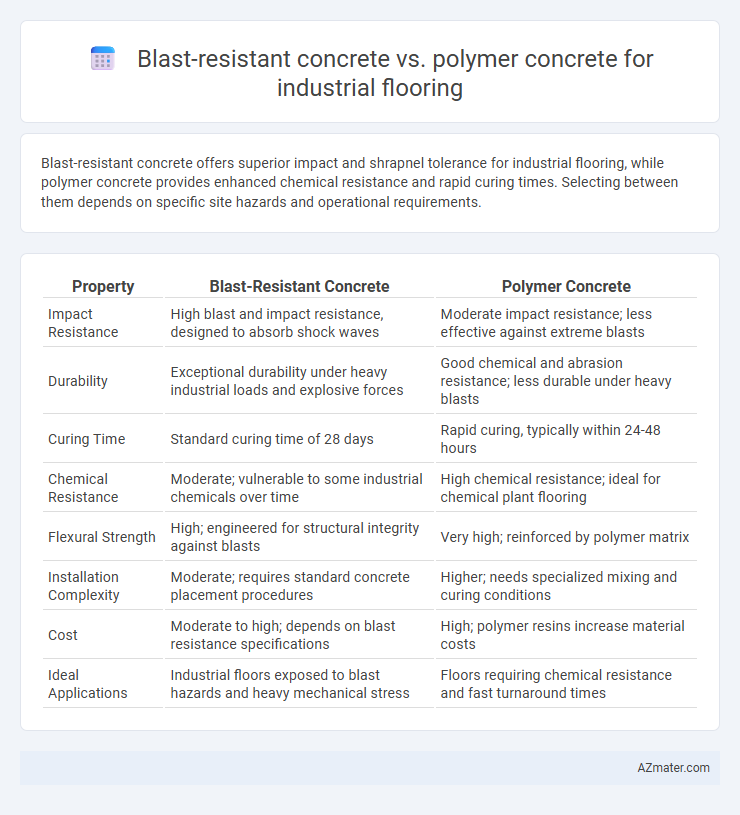 Blast-resistant concrete vs. polymer concrete for industrial flooring - What is The Difference?