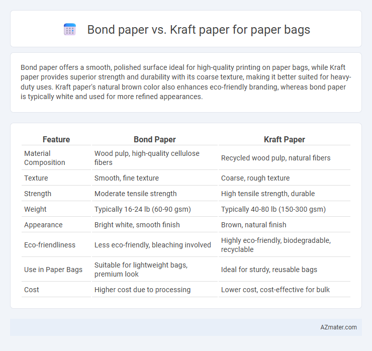 Bond paper vs. Kraft paper for paper bags - What is The Difference?