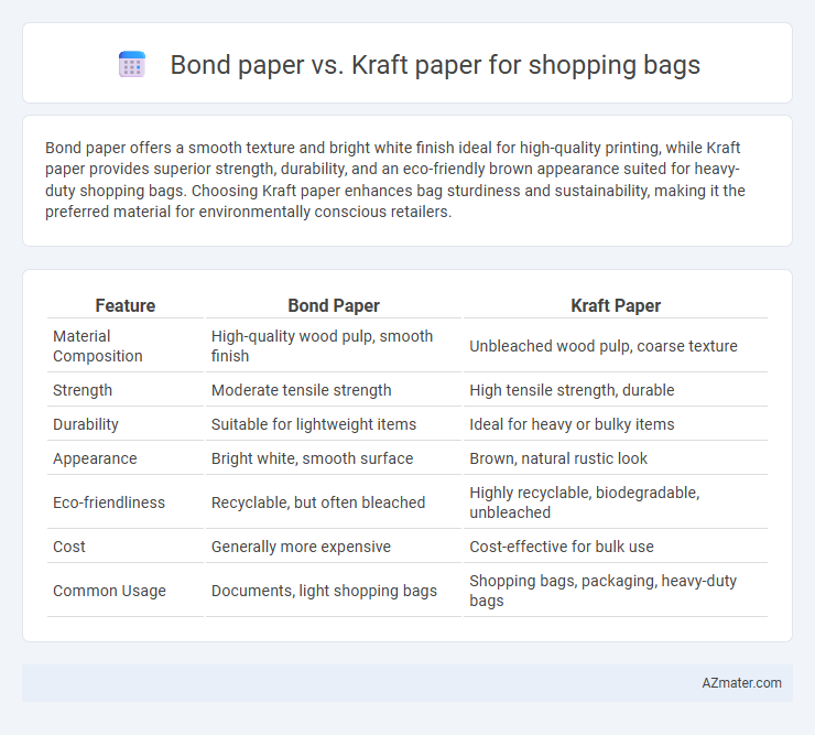 Bond paper vs. Kraft paper for shopping bags - What is The Difference?