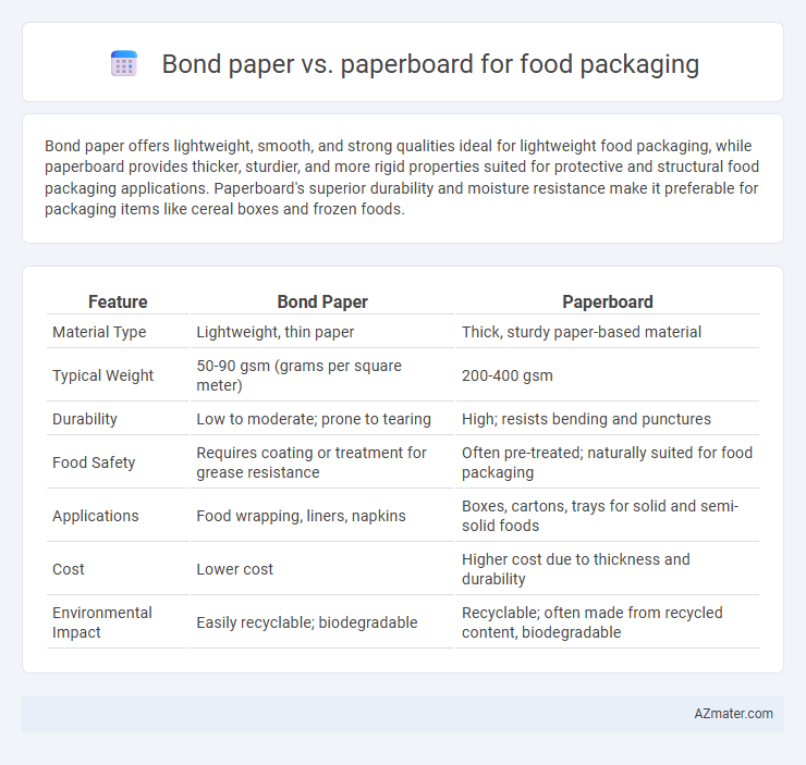 Bond paper vs. paperboard for food packaging - What is The Difference?