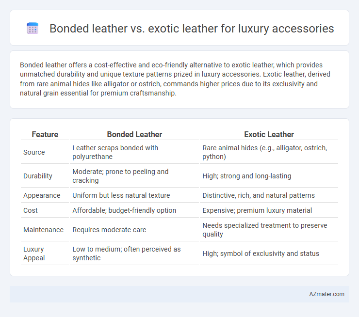 Bonded leather vs. exotic leather for luxury accessories - What is The Difference?