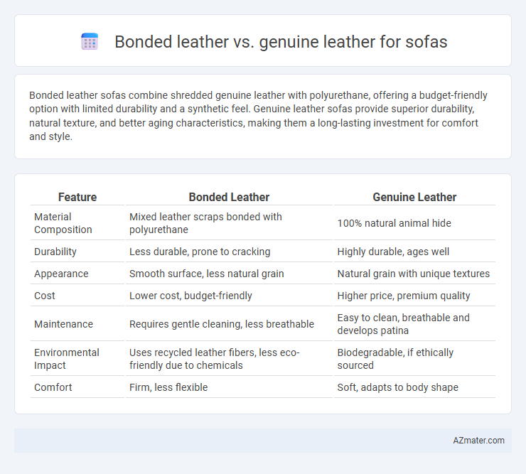Bonded leather vs. genuine leather for sofas - What is The Difference?