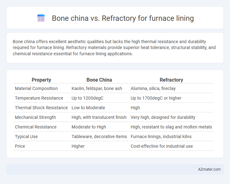 Bone china vs. Refractory for furnace lining - What is The Difference?