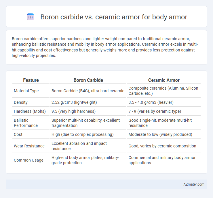 Boron carbide vs. ceramic armor for body armor - What is The Difference?