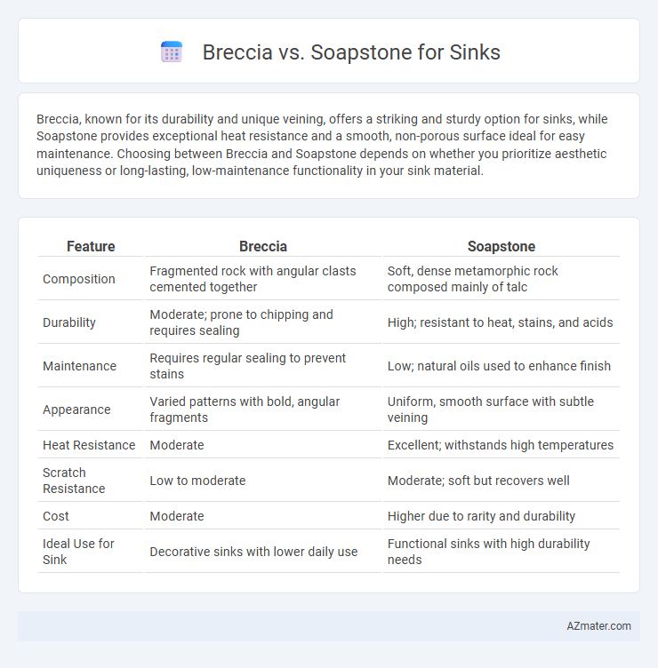 Breccia vs. Soapstone for Sinks - What is The Difference?