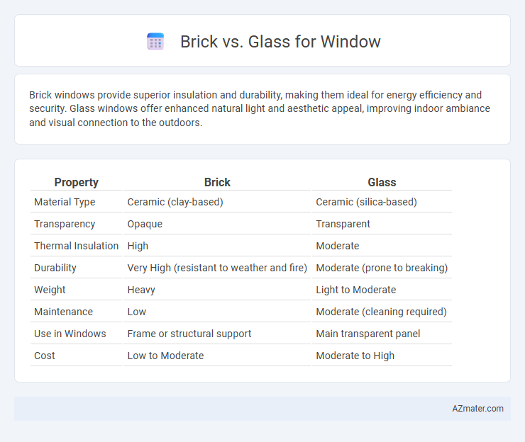 Brick vs. Glass for Window - What is The Difference?