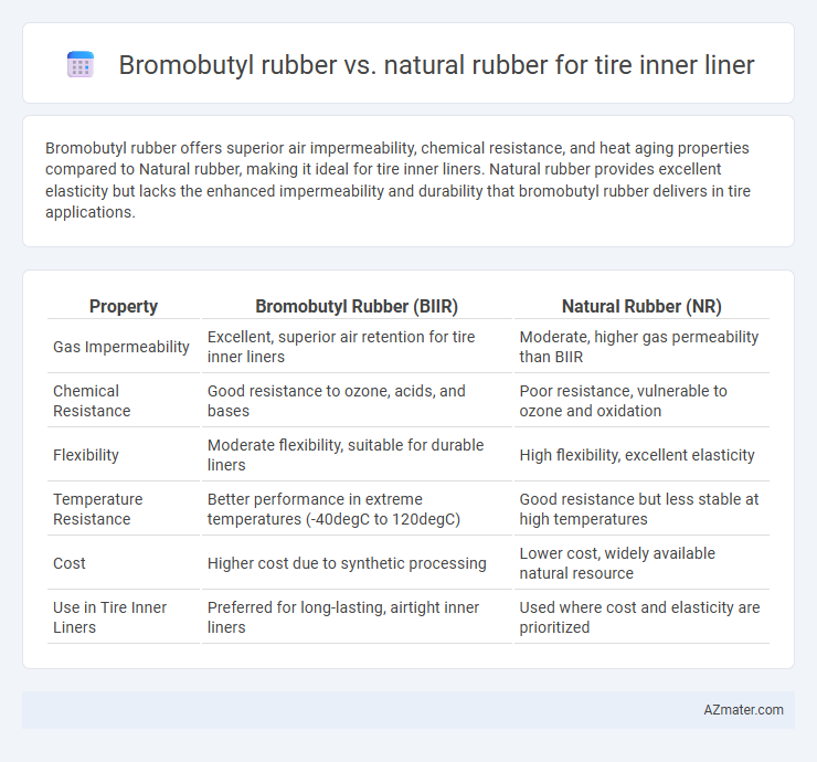 Bromobutyl rubber vs. natural rubber for tire inner liner - What is The Difference?