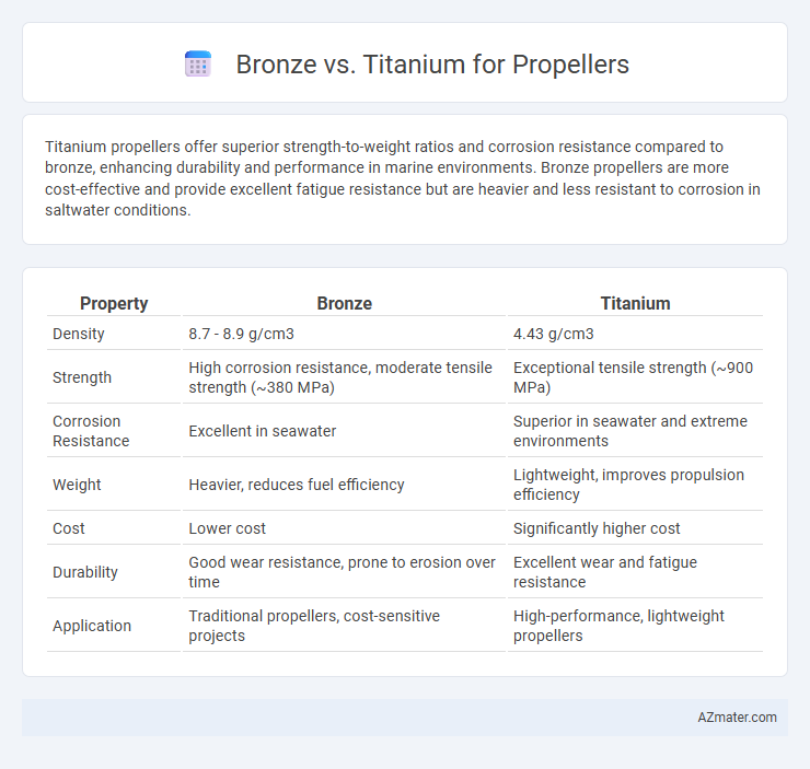 Bronze vs. Titanium for Propellers - What is The Difference?