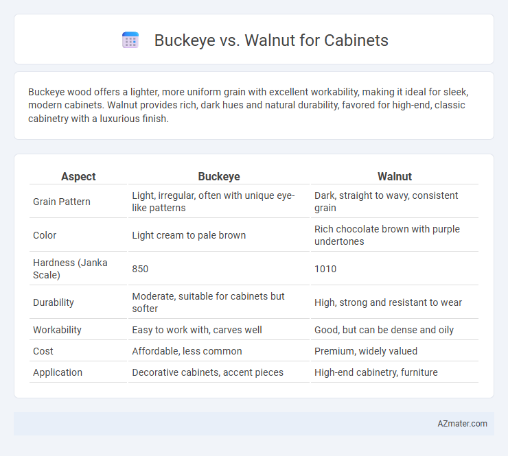 Buckeye vs. Walnut for Cabinets - What is The Difference?