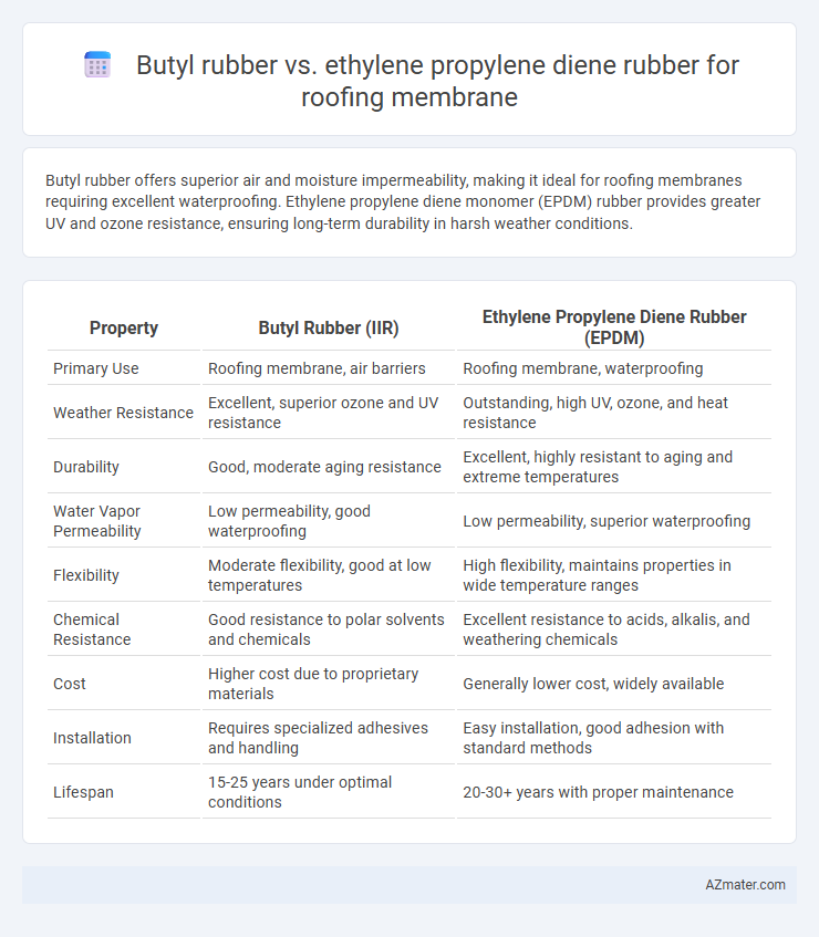 Butyl rubber vs. ethylene propylene diene rubber for roofing membrane - What is The Difference?