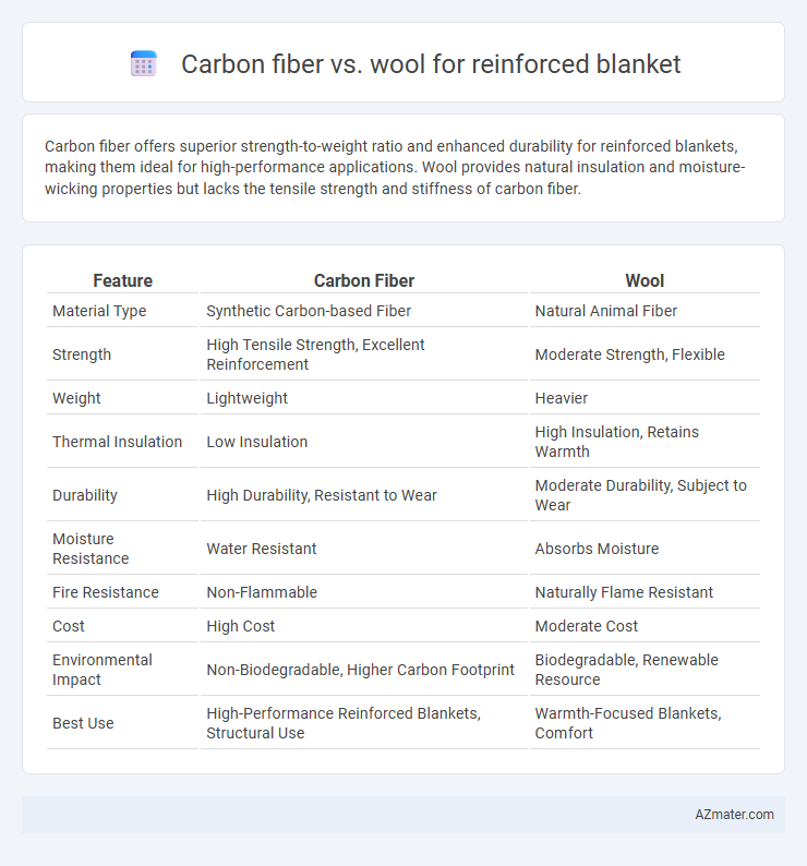 Carbon fiber vs. wool for reinforced blanket - What is The Difference?