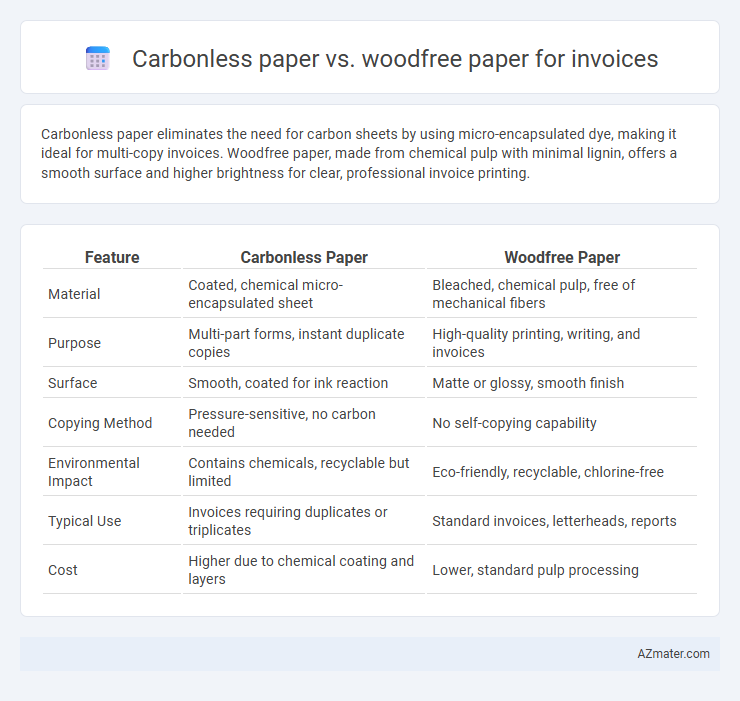Carbonless paper vs. woodfree paper for invoices - What is The Difference?