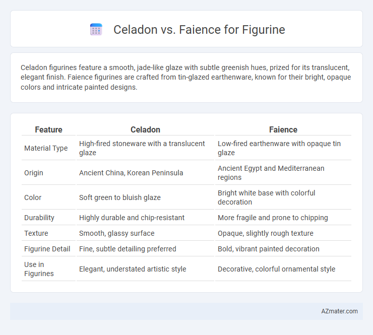 Celadon vs. Faience for Figurine - What is The Difference?