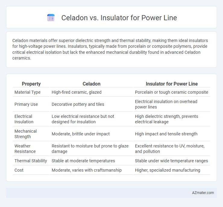 Celadon vs. Insulator for Power Line - What is The Difference?