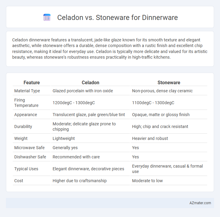 Celadon vs. Stoneware for Dinnerware - What is The Difference?