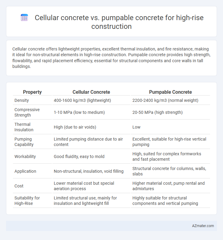 Cellular concrete vs. pumpable concrete for high-rise construction - What is The Difference?