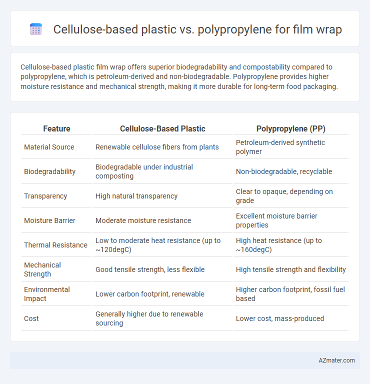 Cellulose-based plastic vs. polypropylene for film wrap - What is The Difference?