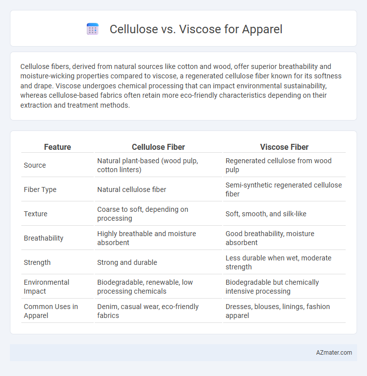 Cellulose vs. Viscose for Apparel - What is The Difference?