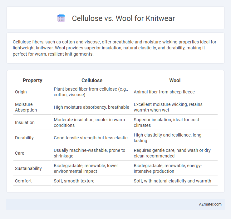 Cellulose vs. Wool for Knitwear - What is The Difference?