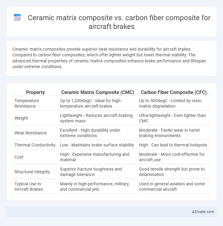 Ceramic matrix composite vs. carbon fiber composite for aircraft brakes - What is The Difference?