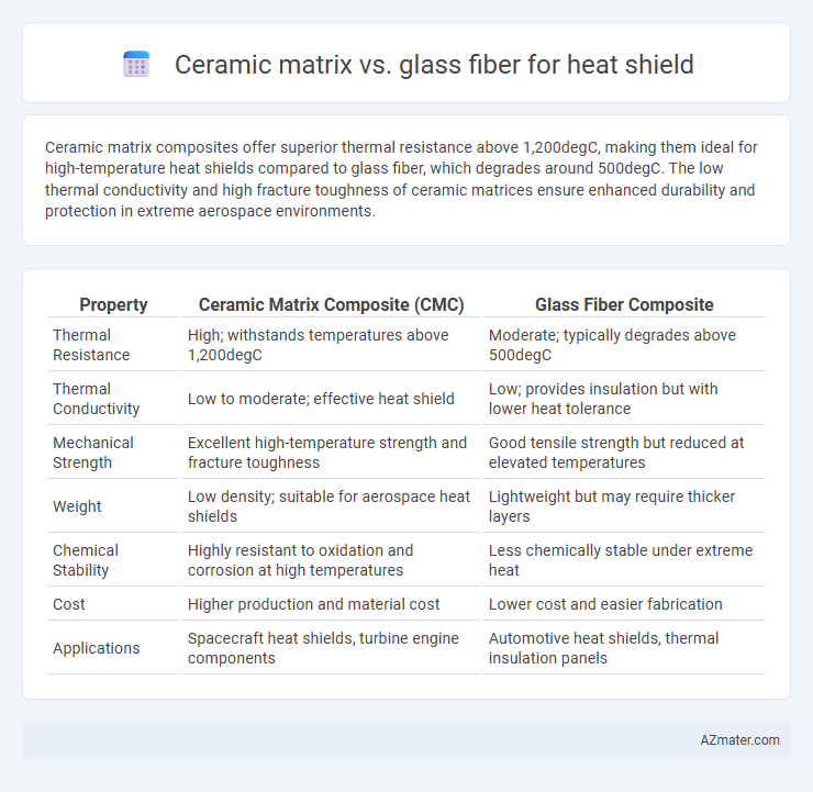 Ceramic matrix vs. glass fiber for heat shield - What is The Difference?