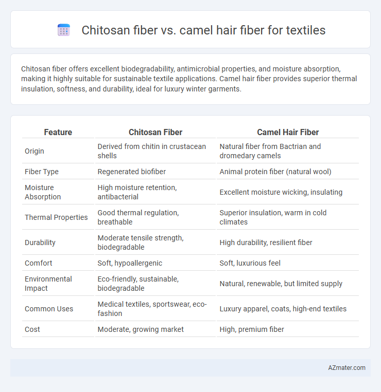 Chitosan fiber vs. camel hair fiber for textiles - What is The Difference?