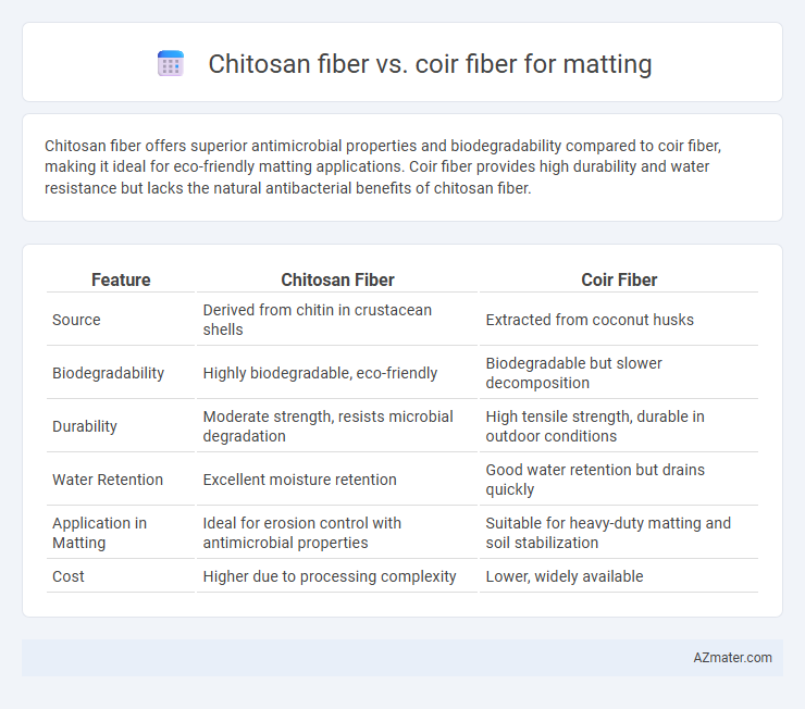 Chitosan fiber vs. coir fiber for matting - What is The Difference?