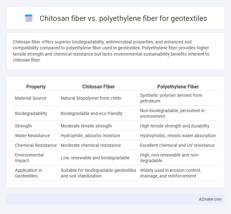 Chitosan fiber vs. polyethylene fiber for geotextiles - What is The Difference?