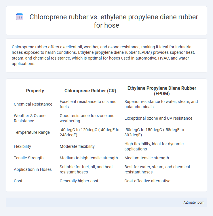 Chloroprene rubber vs. ethylene propylene diene rubber for hose - What is The Difference?