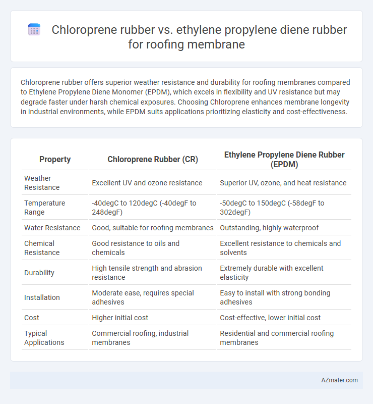 Chloroprene rubber vs. ethylene propylene diene rubber for roofing membrane - What is The Difference?